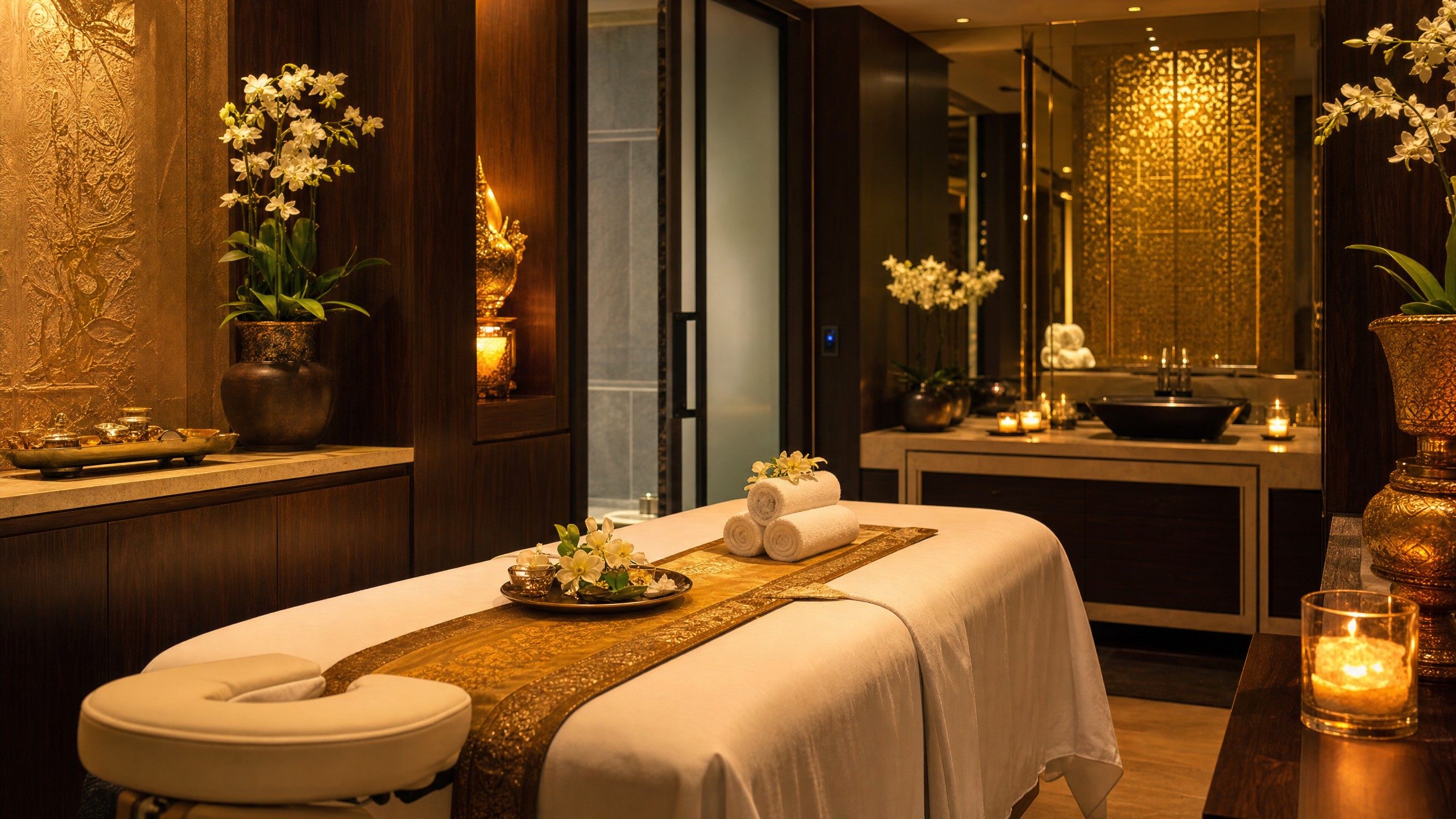 Luxury Allure Thai Spa Treatment Room
