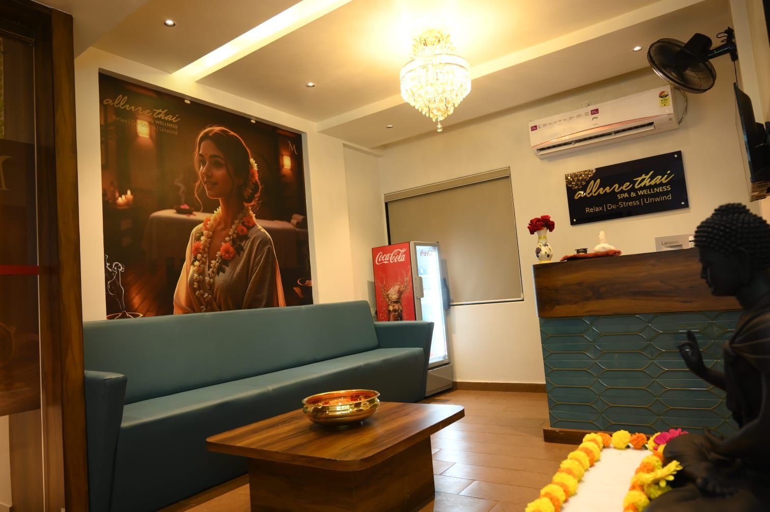Serene spa interior Allure Thai Spa Ratnagiri