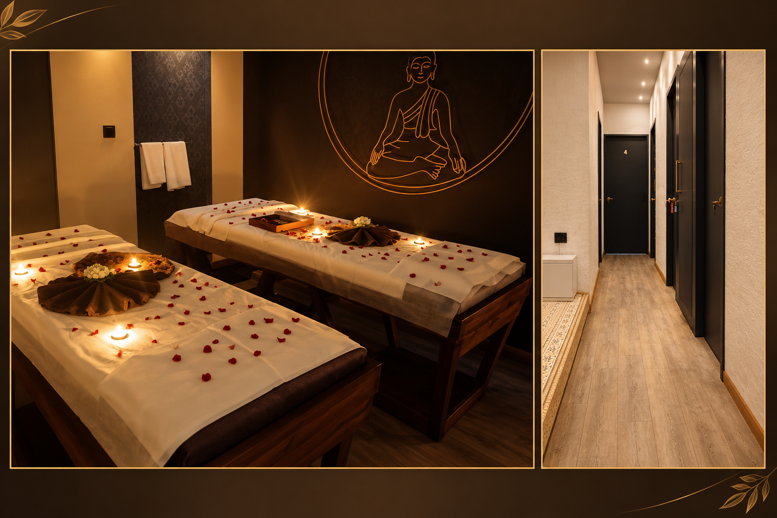 Serene spa interior Allure Thai Spa andheri east